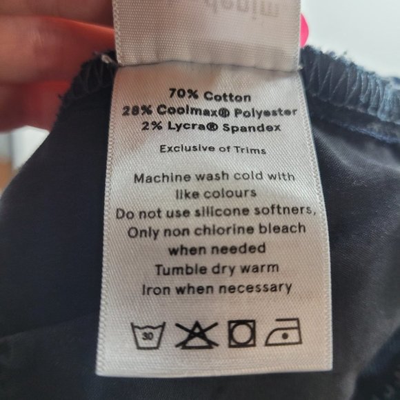 Dish Denim Jeans Women W33 L28 Blue High Rise Skinny Medium Wash Stretch Zip - Picture 15 of 16